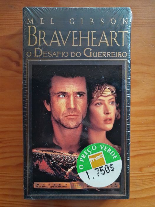VHS Braveheart / O Desafio do Guerreiro, Mel Gibson K7 VHS Nova Selada