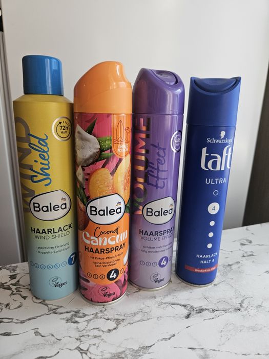 Нові лак для волосся Balea, Taft фіксація 4 7