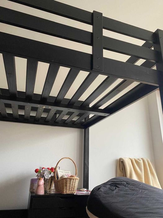 Beliche de casal IKEA + colchão (140x200cm)