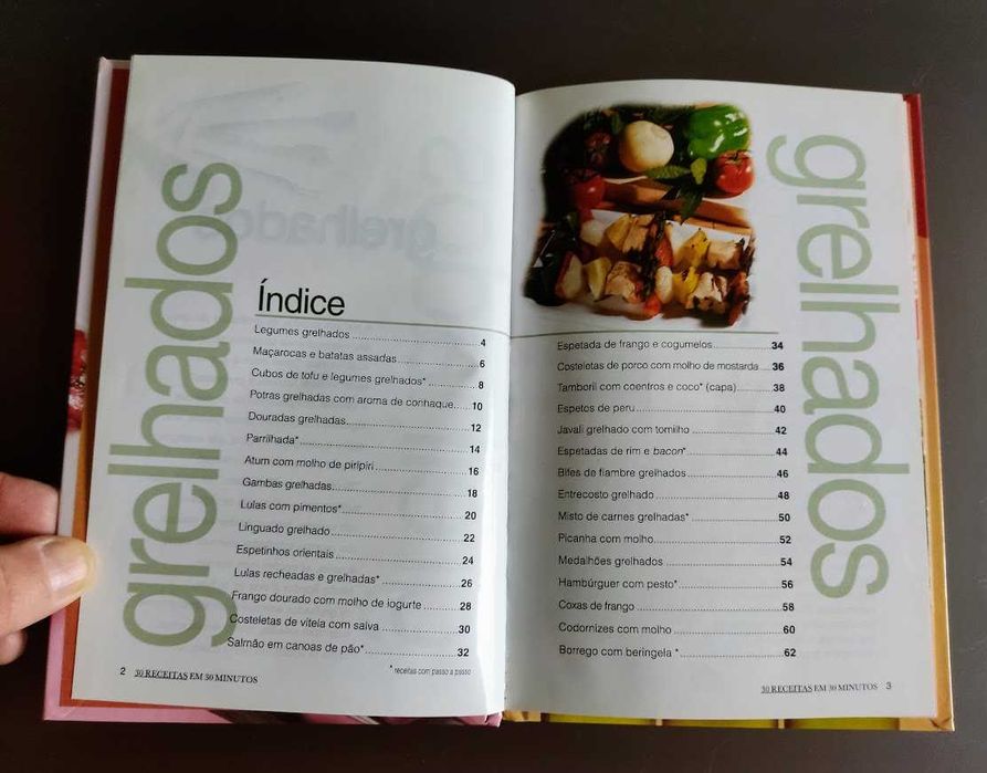 Coleção 4 livros culinária 30 receitas em 30 minutos