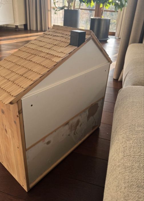 Domek drewniany i mebelki dla lalek lol myszek maileg Ikea Flisat