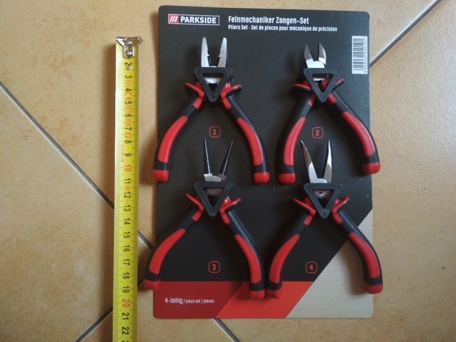 Набор плоскогубцев ГЕРМАНИЯ Parkside миниплоскогубцы кусачки пассатижи
