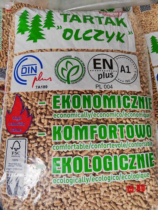 Pellet drzewny Tartak Olczyk ENplus A1 PROMOCJA 1700zł/tona