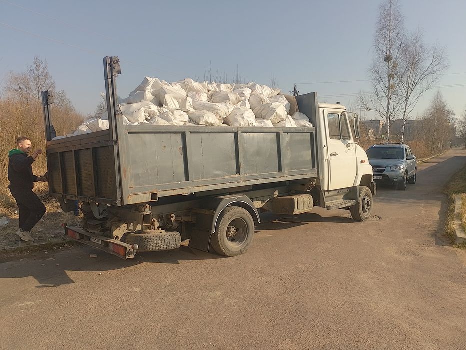 Послуги самоскида. Сміття щебінь пісок дрова