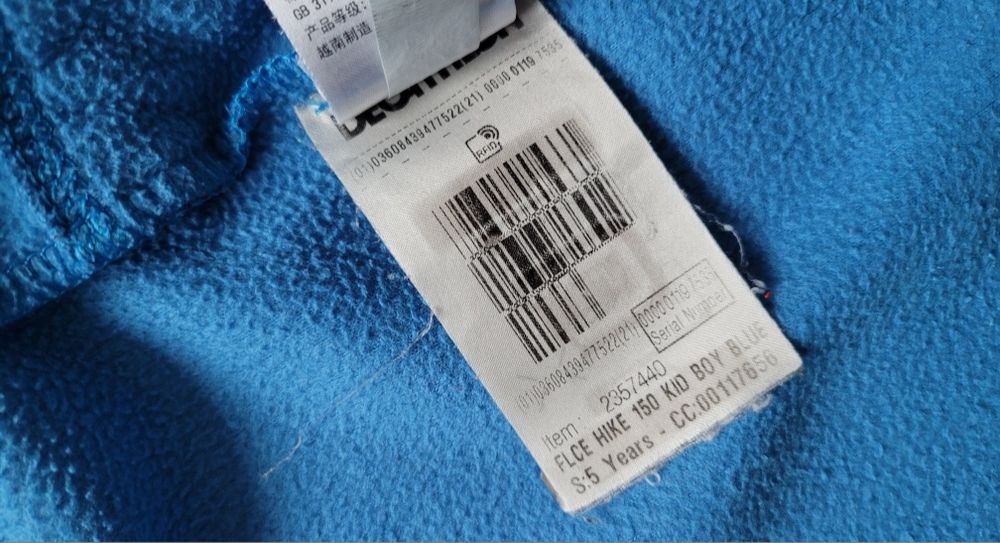 Polar niebieski rozpinany