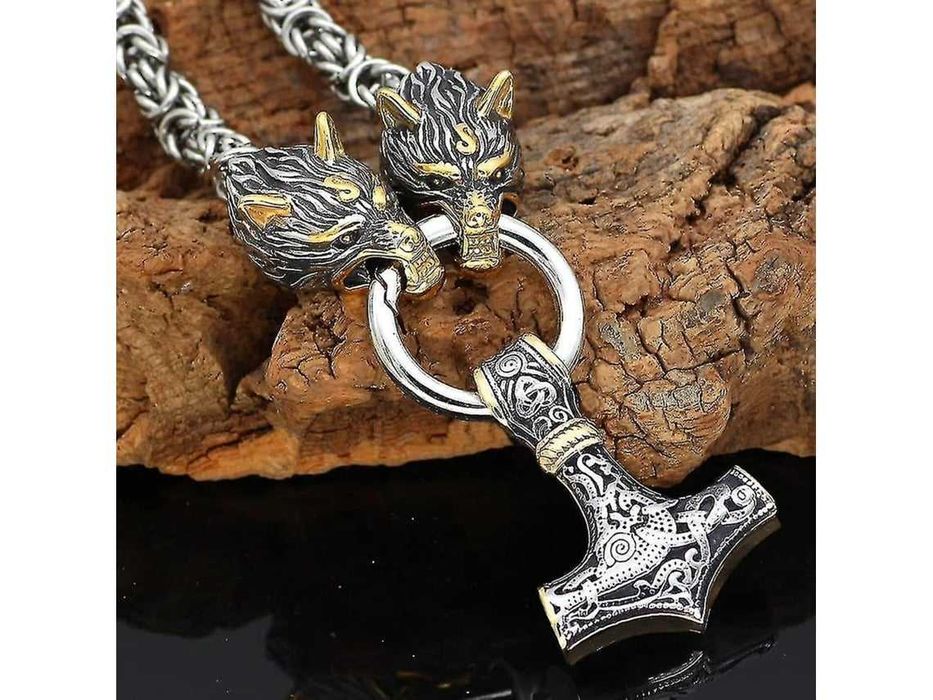 Colar viking martelo de Thor
