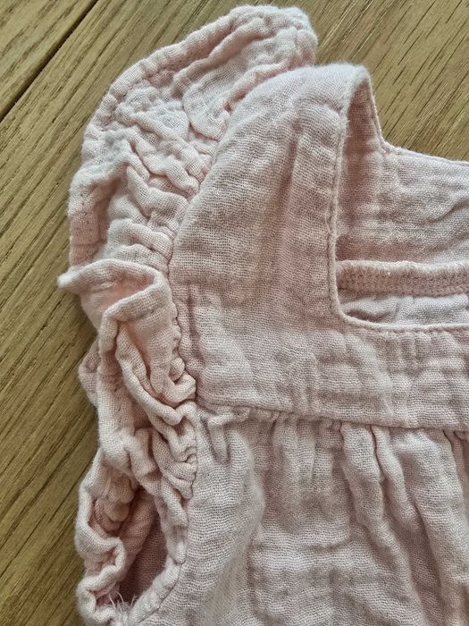 Bawełniany rampers kombinezon .86 h&m
