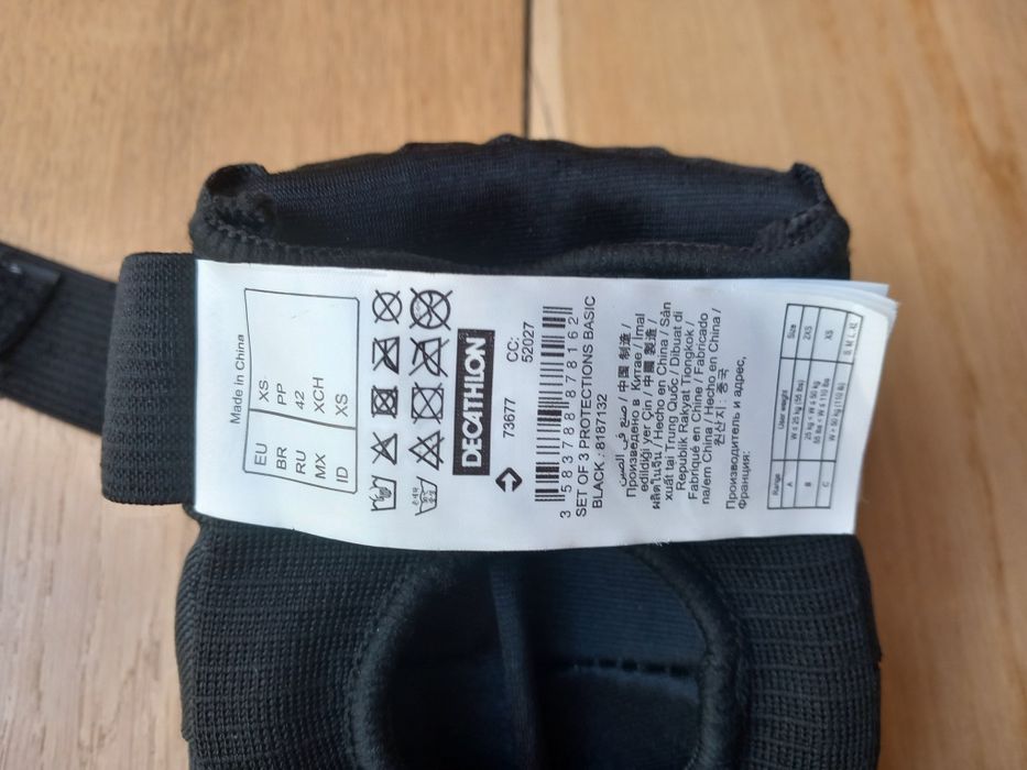 Conjunto de Proteções Oxelo Skate/Patins – EU XS