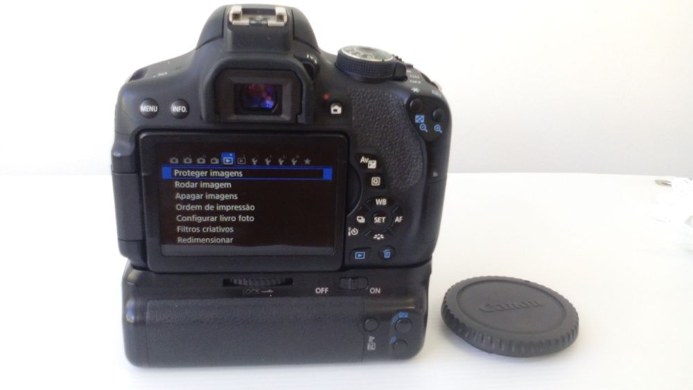 CANON 750D | 5 Baterias | 2 Carregadores