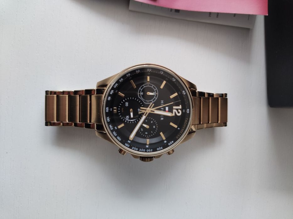 Zegarek złoty męski Tommy Hilfiger