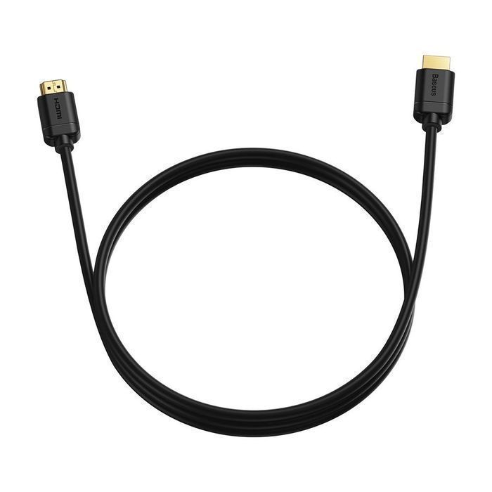 Baseus kabel przewód HDMI 2.0 4K 60 Hz 3D HDR 18 Gbps 2m czarny