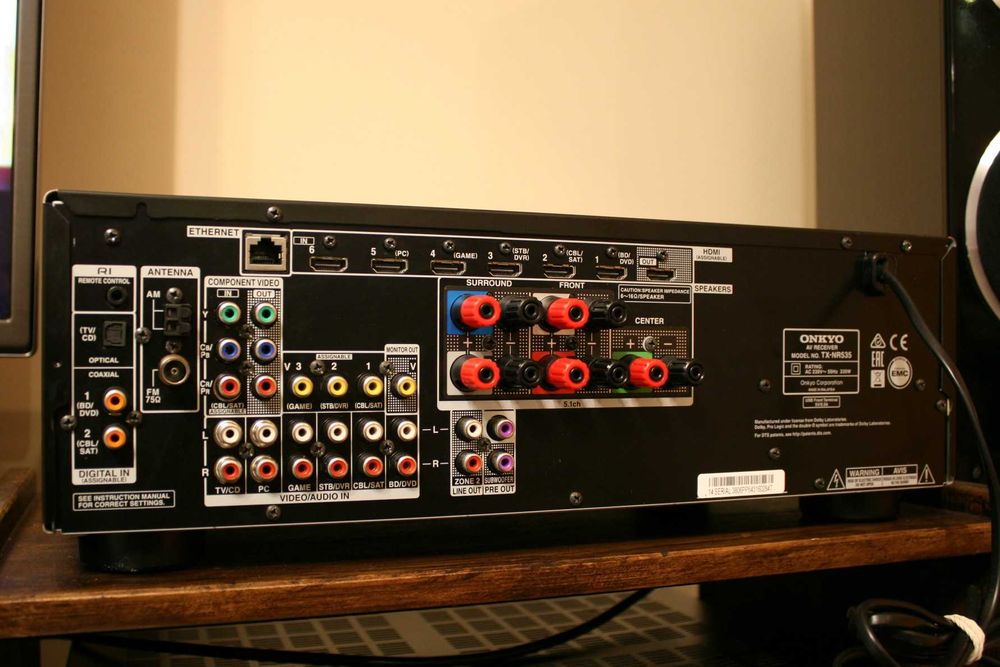Amplituner Onkyo Tx Nr 535 BLUETOOTH radio internetowe USB wzmacniacz 130 watt