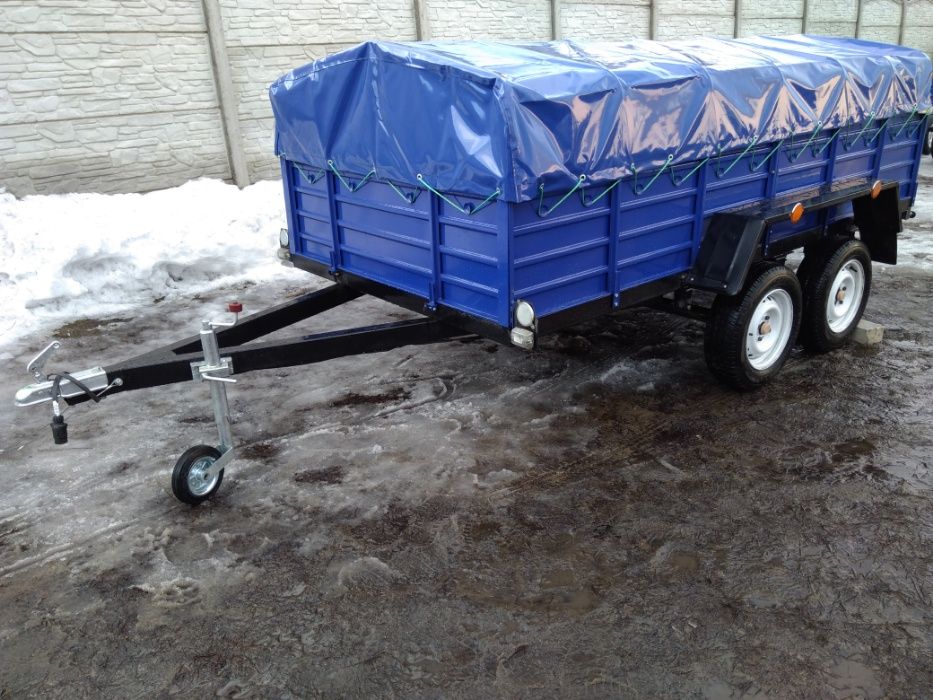 Двохосний Причіп для легкового авто чи буса (Посилений)! Прицеп