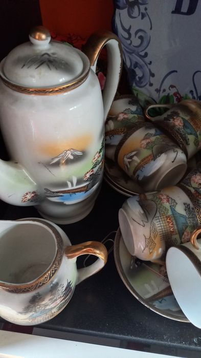 Serviço de café  chinesa antigo