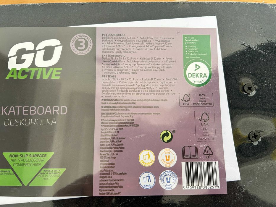 Nowa Deskorolka Go Active Skateboard