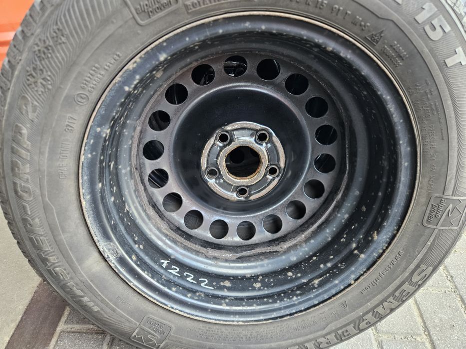 4x Felgi stalowe OPEL 6.0 x 15 5x105 ET37 Astra + czujniki TPMS [1222]