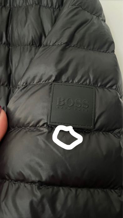 Hugo Boss puchowa kurtka przejściowa