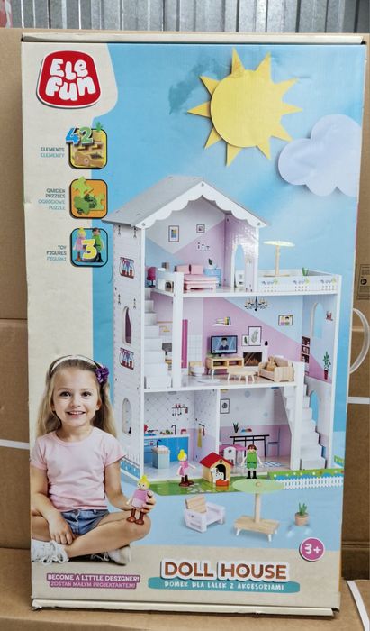 Domek dla lalek z akcesoriami