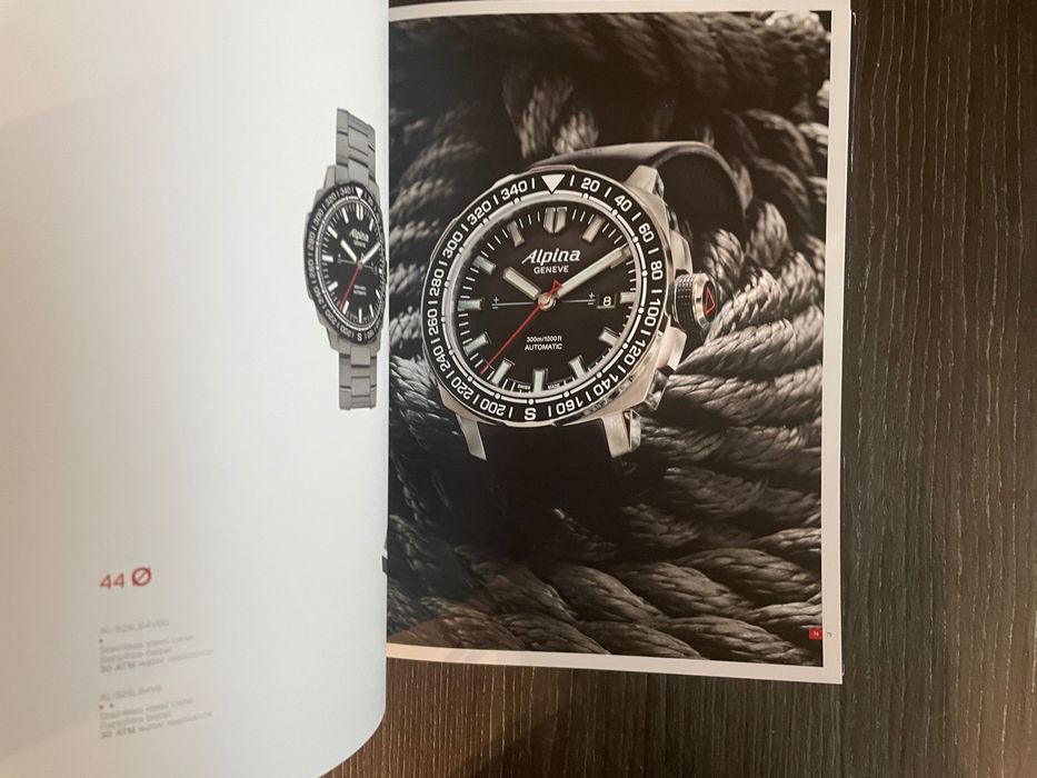 Katalog zegarków marki ALPINA 2012