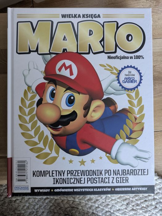 Wielka księga Mario Unikat / Folia / Nintendo / Kolekcjonerska