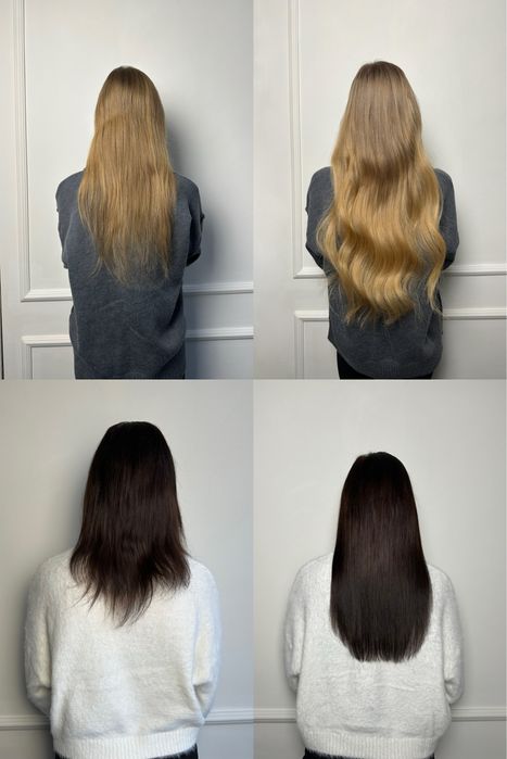 Нарощування волосся капсули бусинка