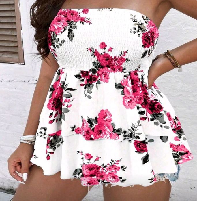 Top niebieski i różowy 3xl.Nowe.Polecam.