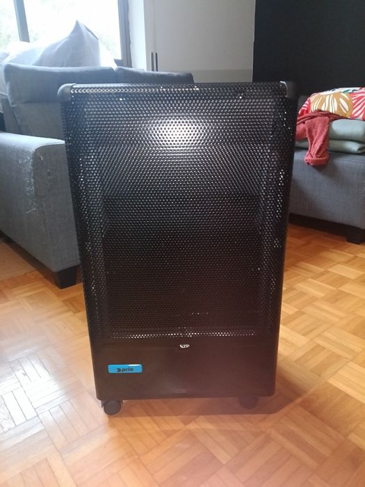 Vendo aquecedor a gás Prio com bilha 9kg