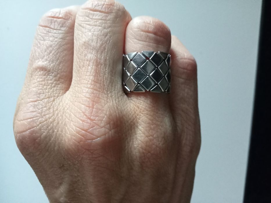 Anel Swatch prateado