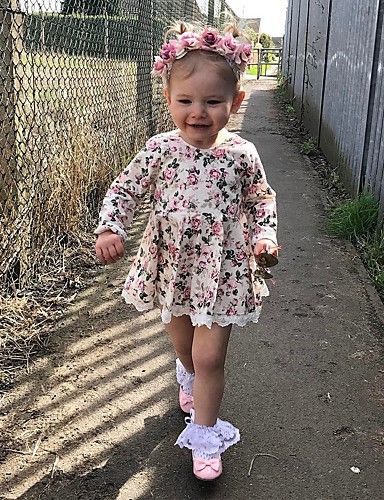 Vestido Flores com renda