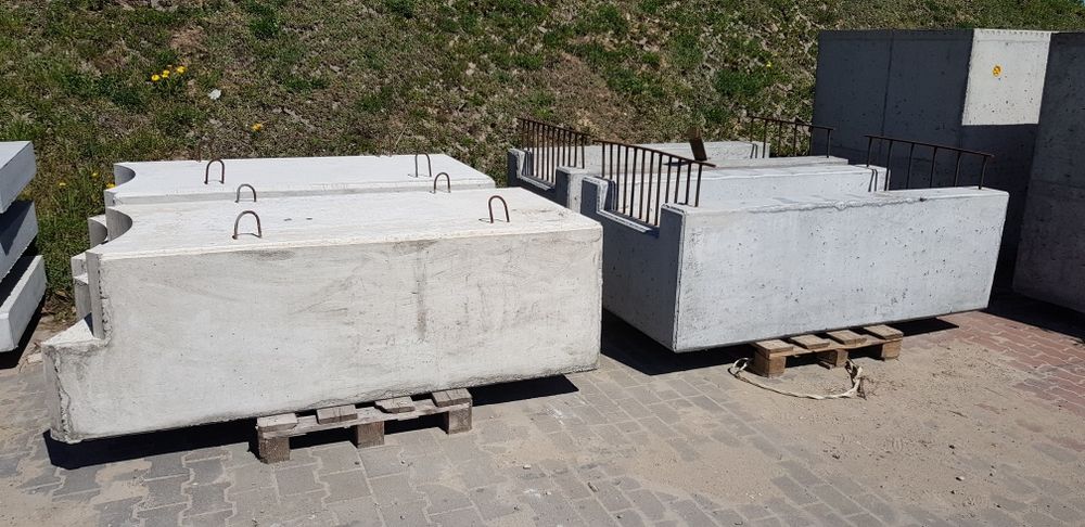 Elementy drogowe wg KPED. Osadnik piasku, ścianki czołowe KPED 01.14