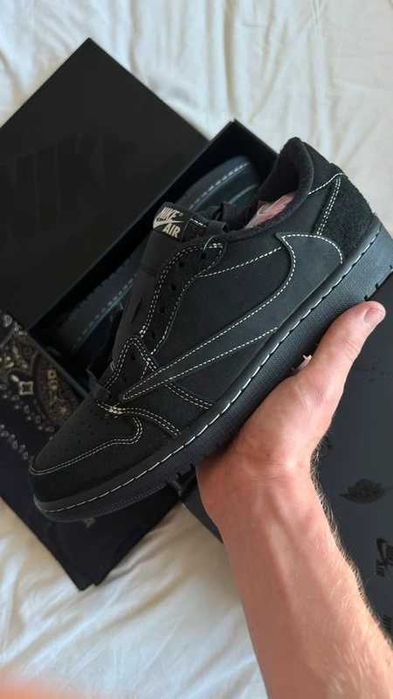 Jordan 1 Retro Low OG SP Travis Scott Black Phantom R.37.5