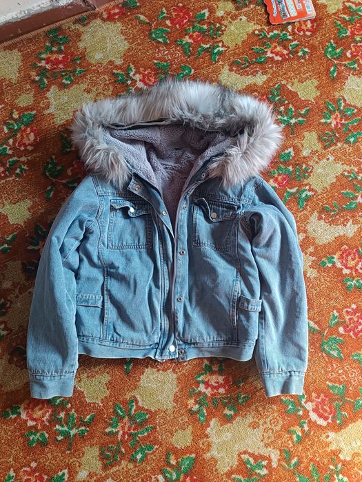 Джинсова тепла куртка