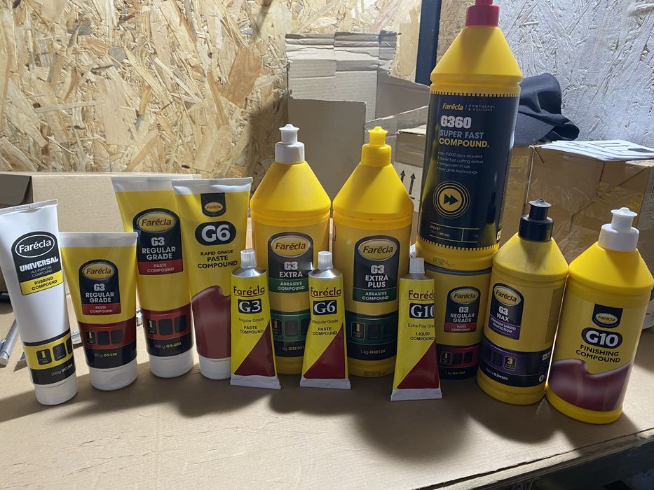 Farecla полироль,полировальная паста G3,G6,G10 150 грамм