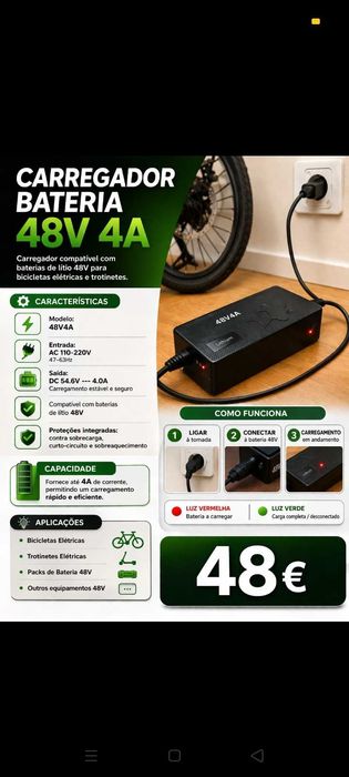 Carregador trotinete. Oportunidades