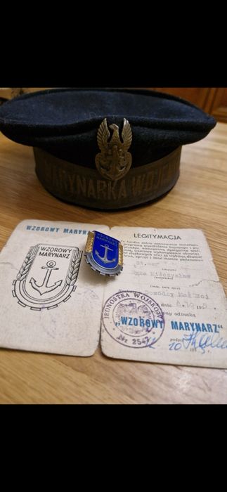 Odznaka wzorowy marynarz wraz z nadaniem