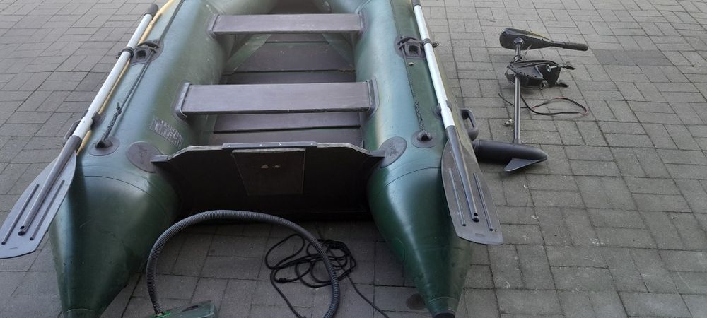 Ponton kolibri z silnikiem elektrycznym