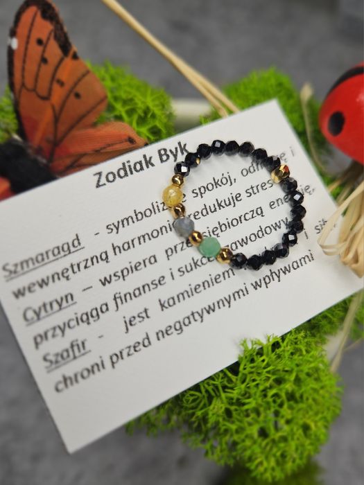 Pierścionek Zodiak Byk