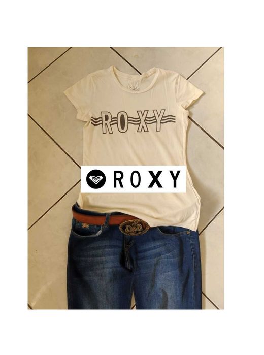 Roxy koszulka top bluzka bawełniana top t-shirt