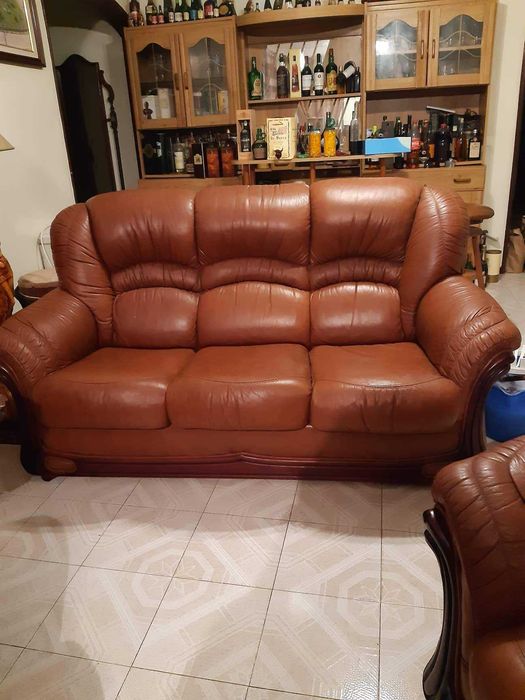 Sofás em Pele Genuína