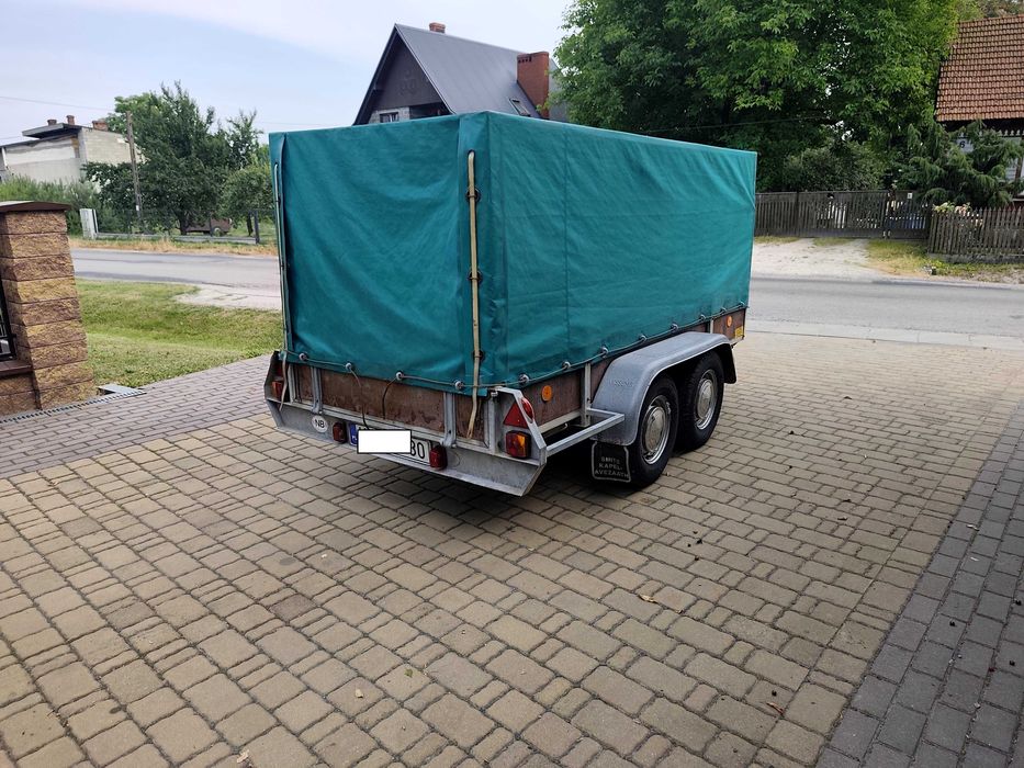 Przyczepa ANSSEMS 300m x 126m * DMC 2000KG * Zarejestrowana