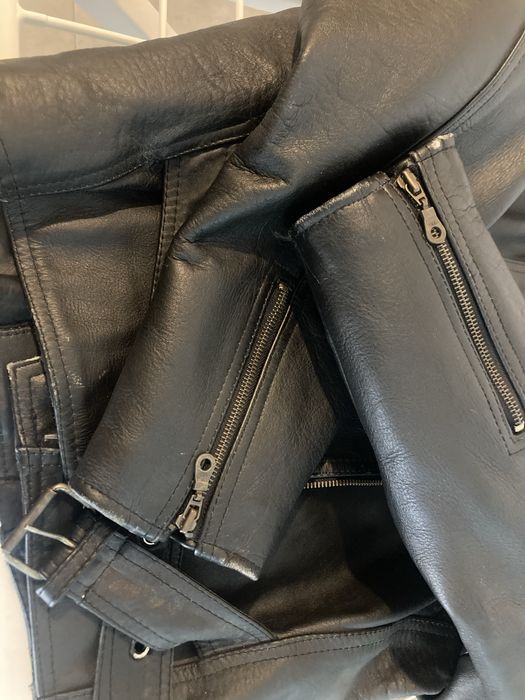 Casaco cabedal S motard