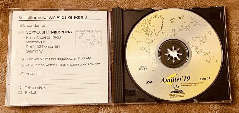 AMIGA - AMINET 19 | Oryginalna płyta Cd-Rom