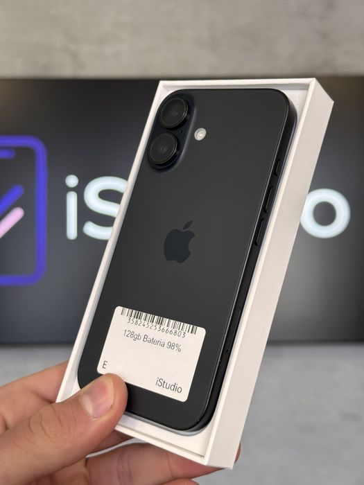 RATY 0% iPhone 16 128GB BATERIA 98% GWARANCJA 12 miesiecy!!!