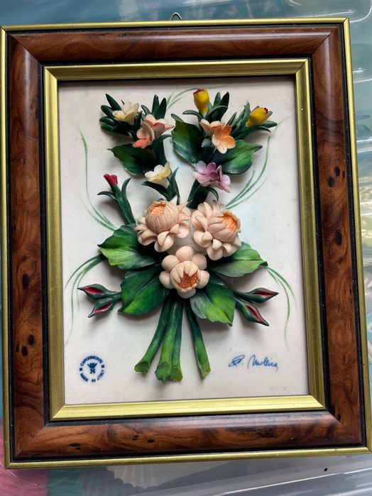 Quadro Porcelana italiana Capodimonte