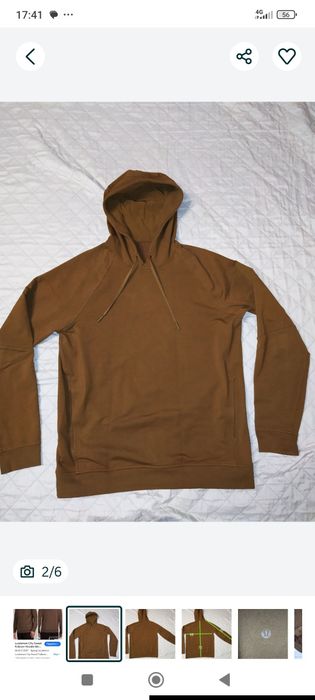 Мужской худи оверсайз от Lululemon р.M-L usa