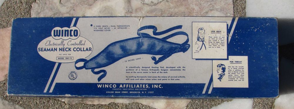 Aquecedor de pescoço muito antigo, para colecionador