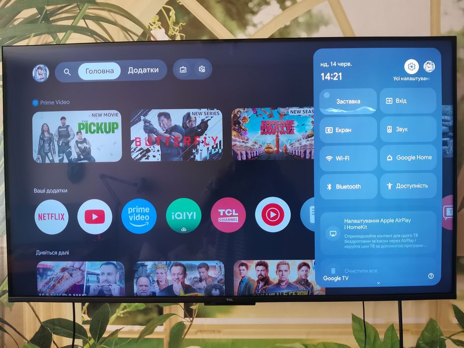 Телевізор TCL 43P755 (43", 4К Ultra HD)