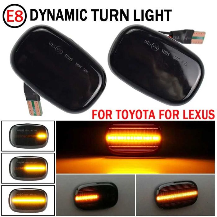 LED повторители поворотов TOYOTA диодные
