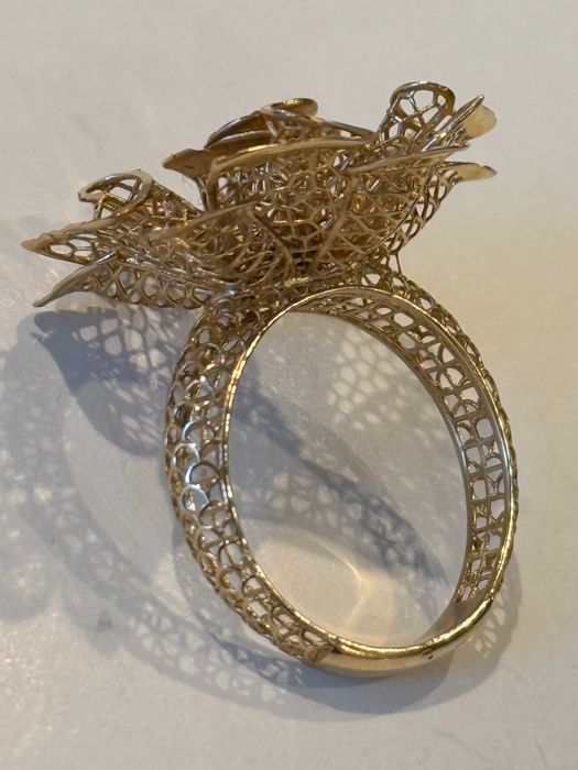 pierścionek złoto próba 585 markowy Czechy 430 zł za gram