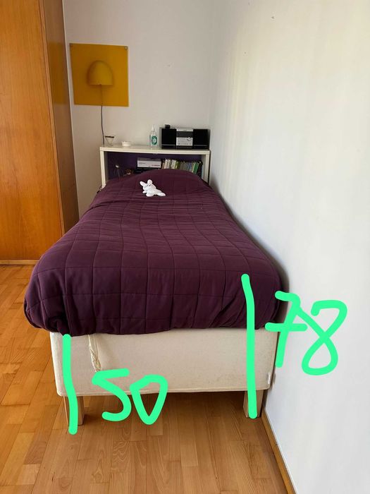 Sommier IKEA 90x200cm e colchão